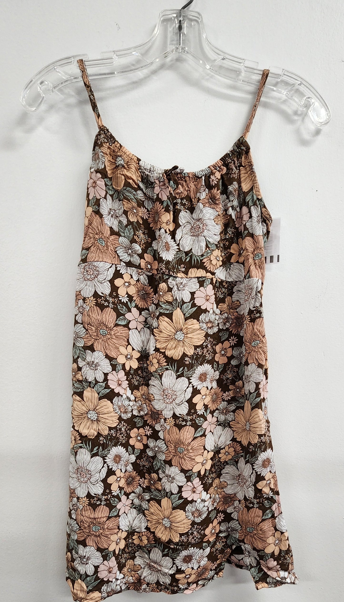 Girls 13/14 abercrombie orange floral dress