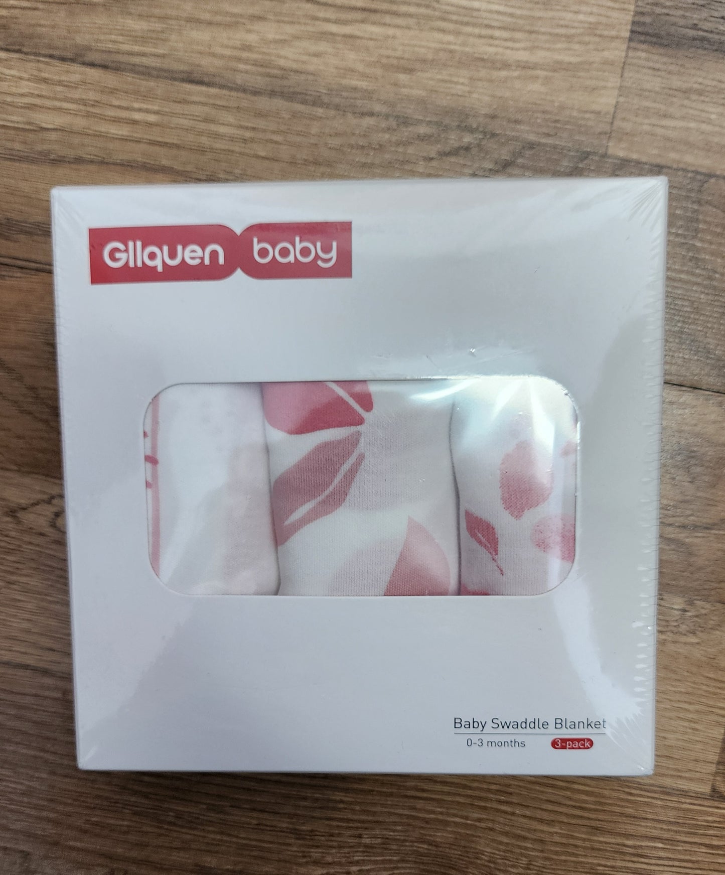 NEW pink 3pack swaddle blanket set