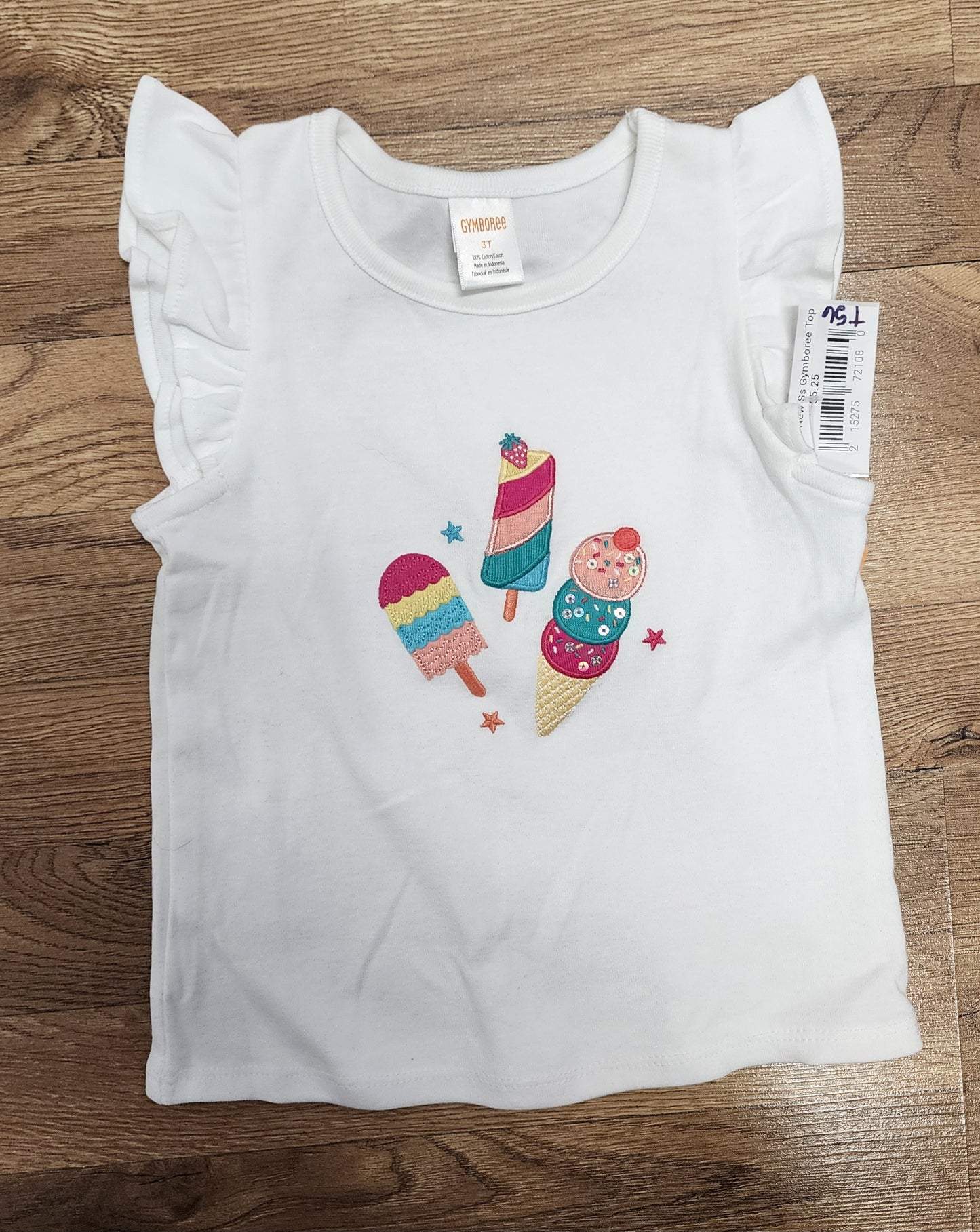NEW Girls Ice cream top Gymboree