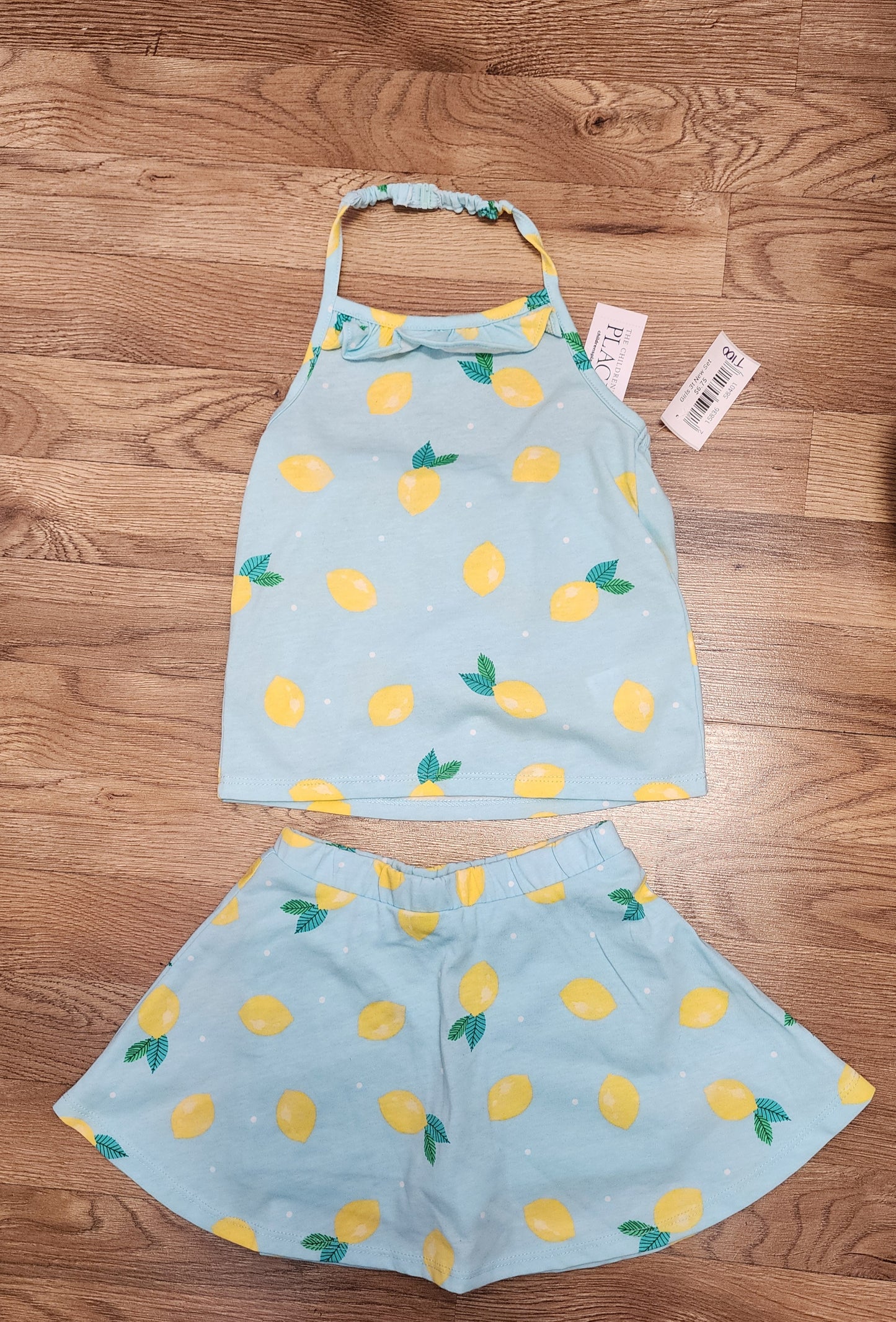 NEW Girls 3t Children's place lemon set
