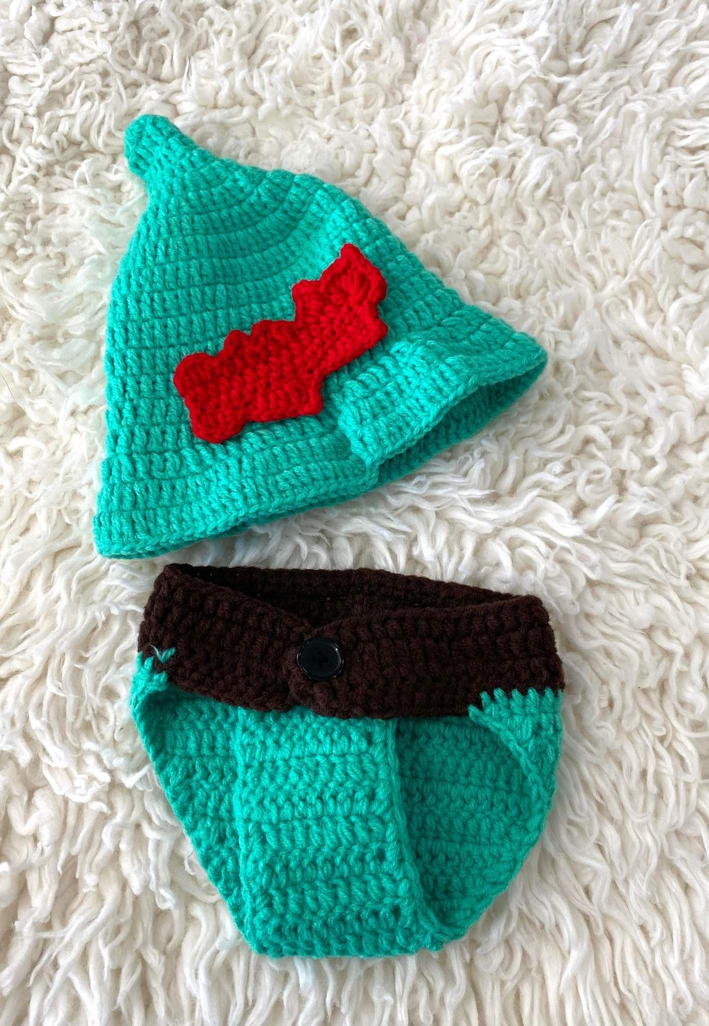 Peter pan baby photo outfit