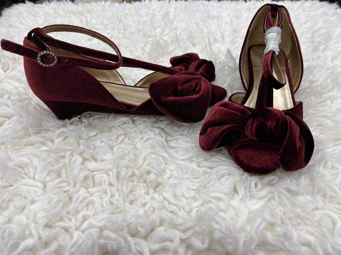 3y burgundy Joyfolie shoes