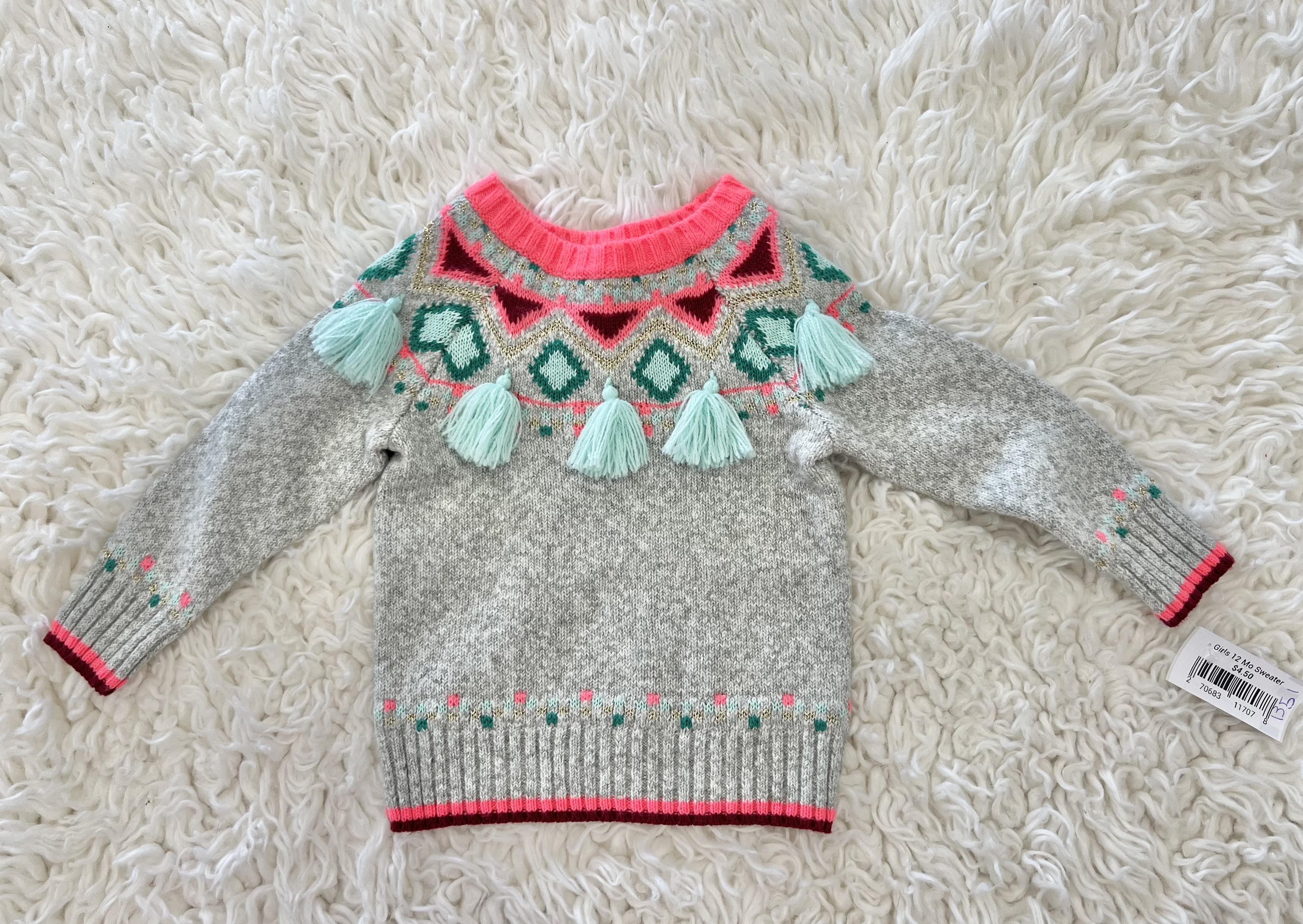 12 month sweater hotsell