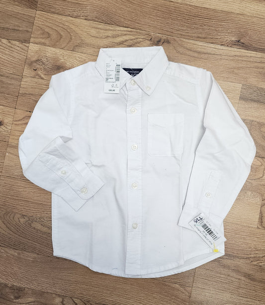 NEW Boys 2t White Children's place long sleeve button up