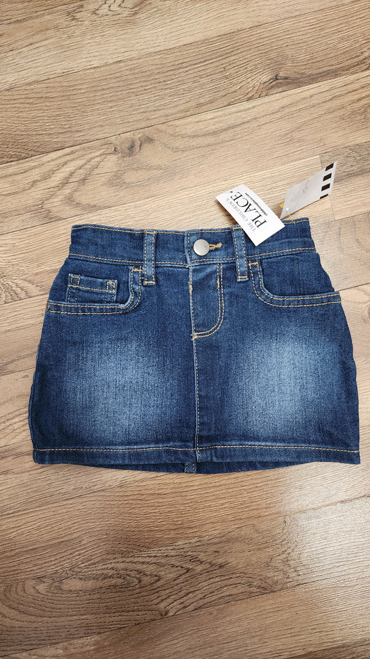 NEW Girls 2t Children's place jean skirt