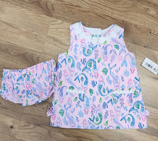 NEW Girls 12/18 month lilly pulitzer tank detailed dress