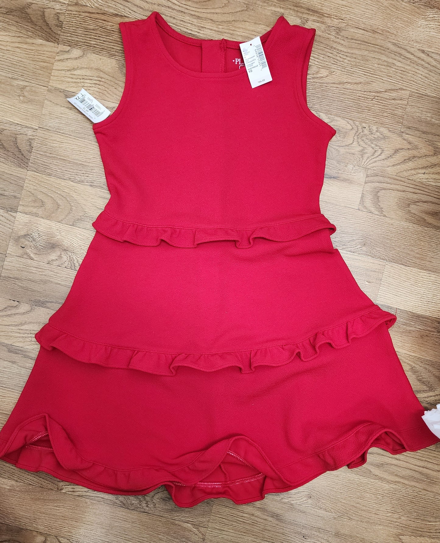 NEW Girls 10 Children's place ruffle red dress