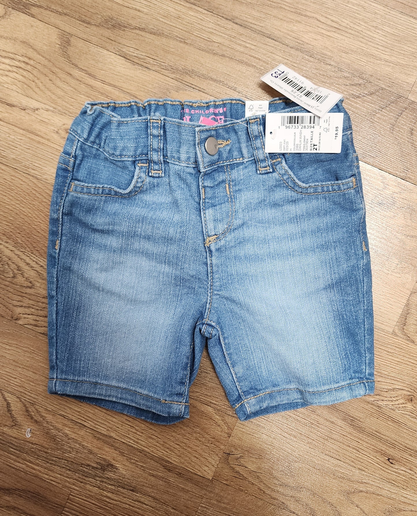 NEW Girls 2t jean Bermuda shorts Children's place