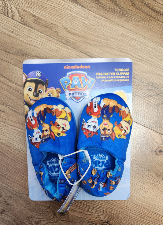 NEW 7/8C paw patrol slippers