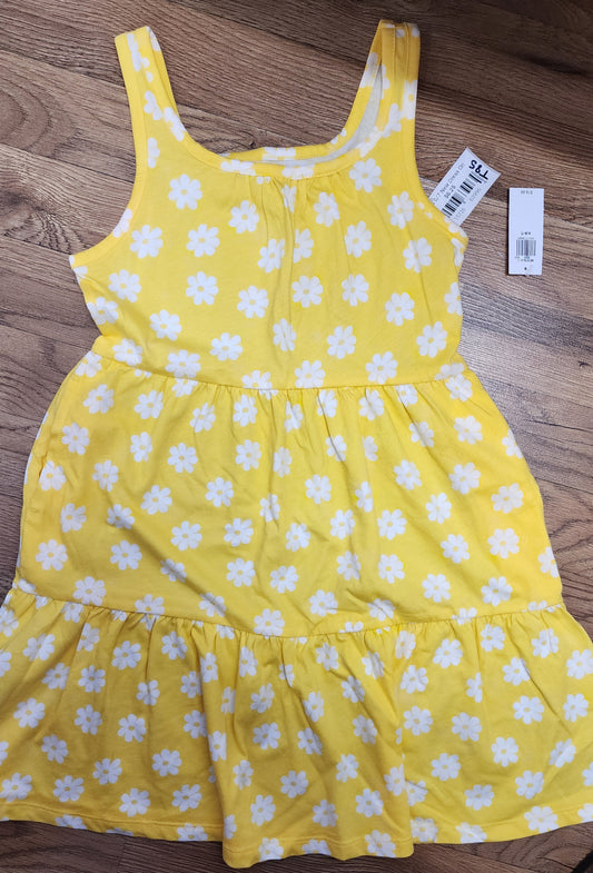 NEW Girls 6/7 yellow dress old navy